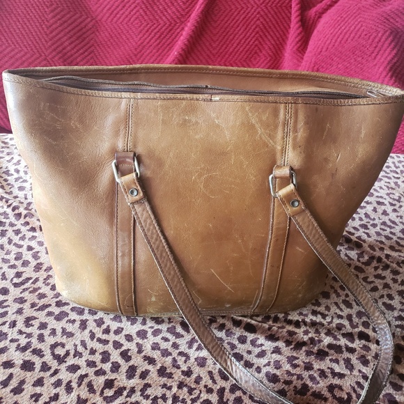Tan coach bag - Picture 1 of 1